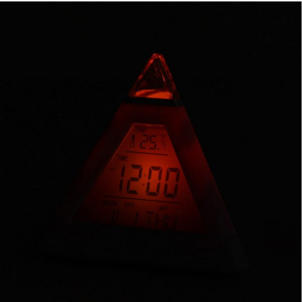 Pyramid Digital LCD Alarm Clock